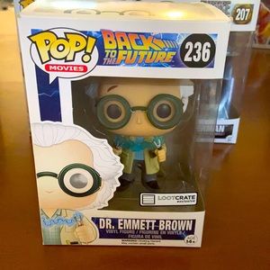 Dr. Emmet Brown Back to the future Funko pop
